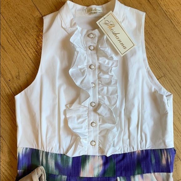 Shoshanna dress Ruffle Monet Print - Picture 5 of 8